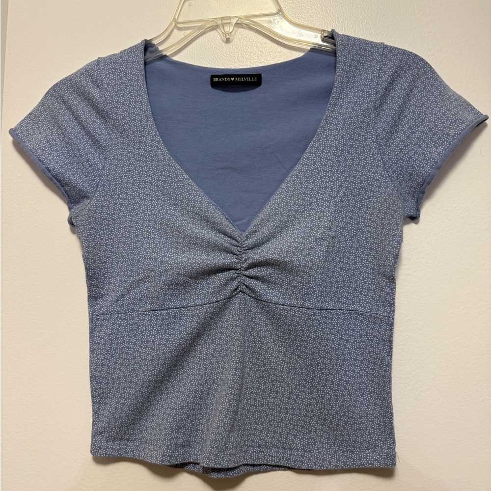 Brandy Melville Gina daisy print Y2K tee
